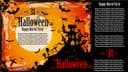 Spooky Halloween Party Poster Vector Design EPS