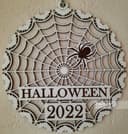 Spooky Halloween Spiderweb Wall Decor Laser Cut Vector SVG
