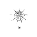 Spooky Spider Web Vector Design for Laser Cutting DXF