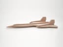 SR-71 Blackbird 3D Puzzle Vector Plan for Laser Cutting DXF