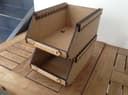 Stackable Workshop Storage Bin Laser Cut Vector File