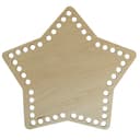 Star Shaped Basket Bottom for Crochet Vector Laser Cut File