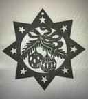 Star-Shaped Christmas Ornament Vector Laser Cut File