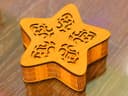 Star Shaped Decorative Keepsake Box Laser Cut Vector File