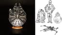 Star Wars 3D Illusion Lamp Collection Vector Files