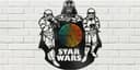 Star Wars Darth Vader and Stormtrooper Wall Clock Vector File