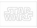 Star Wars Logo Vector File for Laser Cutting (DXF)