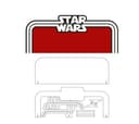 Star Wars Retro Logo Sign SVG File for Laser Cutting