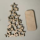 Starry Christmas Tree Laser Cut Vector Design (DXF, SVG)