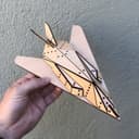 Stealth Fighter Jet F-117 3D Puzzle Laser Cut Vector File