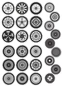 Steampunk Gear Collection Vector Files for Laser Cutting