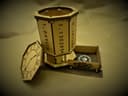 Steins Gate Inspired Dice Tower Laser Cut Vector Plan SVG