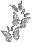 Stunning Butterfly Stencil Vector - Free DXF for Laser Cutting