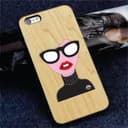 Stylish Fashionista Girl Phone Skin Vector for Laser Cutting
