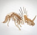 Styracosaurus 3D Dinosaur Puzzle Laser Cut Vector File
