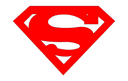 Superman Logo Vector File for Laser Cutting DXF