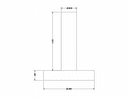 T-Shaped Mechanical Part Technical Drawing DXF Vector File
