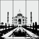 Taj Mahal Triptych Laser Cut Vector File (SVG/DXF)