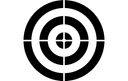 Target Bullseye Vector File for Laser Cutting (DXF)