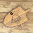 Tattooed Hipster Santa Claus Laser Engraving Vector File