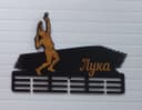 Tennis Player Medal Hanger Display Laser Cut Vector File