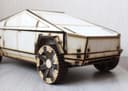 Tesla Cybertruck 3D Puzzle Laser Cut Vector File