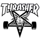 Thrasher Skateboard Logo Vector File for Laser Cutting DXF