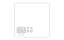 Tic-Tac-Toe Game Board Vector File for Laser Cutting DXF