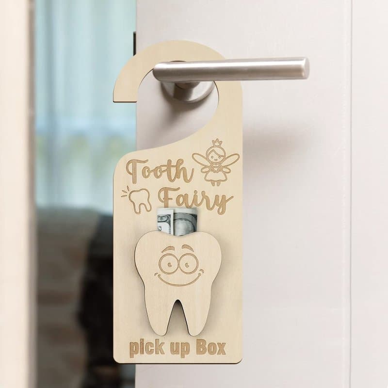 Tooth Fairy Door Hanger SVG Laser Cut File