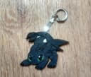 Toothless Dragon Keychain Laser Cut File Vector