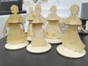 Traditional Slavic Girl Napkin Holders Laser Cut SVG Vector