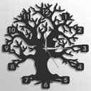 Tree of Life Wall Clock Laser Cut Vector File