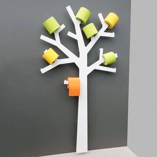 Tree Toilet Paper Holder Laser Cut Vector Design