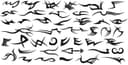 Tribal Tattoo Elements Vector Pack for Laser Cutting & Engraving