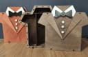Tuxedo Suit Gift Box Laser Cut Vector Plan