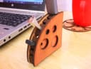 USB Flash Drive Stand Laser Cut Vector Plan (DXF, SVG)
