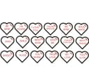 Valentine Conversation Hearts Laser Cut SVG Design