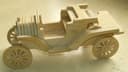 Vintage Classic Car 3D Puzzle Laser Cut Vector File