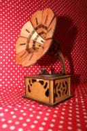 Vintage Gramophone 3D Puzzle Laser Cut Vector File