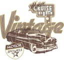Vintage Motor Cruise Nights Car Design Vector File