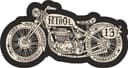 Vintage Motorcycle Retro Sticker Vector Design for CNC
