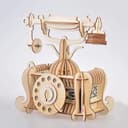 Vintage Rotary Telephone 3D Puzzle Laser Cut Vector File