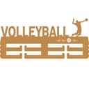 Volleyball Medal Hanger Display Laser Cut Vector File