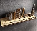 Wall-Mounted Drill Bit Organizer SVG for Laser Cutting