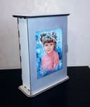 Wall-Mounted Key Cabinet with Photo Frame Laser Cut Vector File