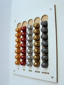 Wall-Mounted Nespresso Pod Holder Laser Cut SVG Vector File
