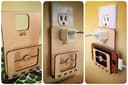 Wall-Mounted Phone Charging Holder Laser Cut Vector DXF File
