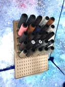 Wall-Mounted Thread Spool Rack DXF Vector File for Laser Cutting