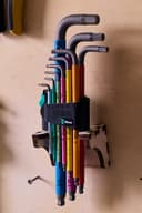 Wall-Mounted Wera Hex Key Organizer Laser Cut DXF File