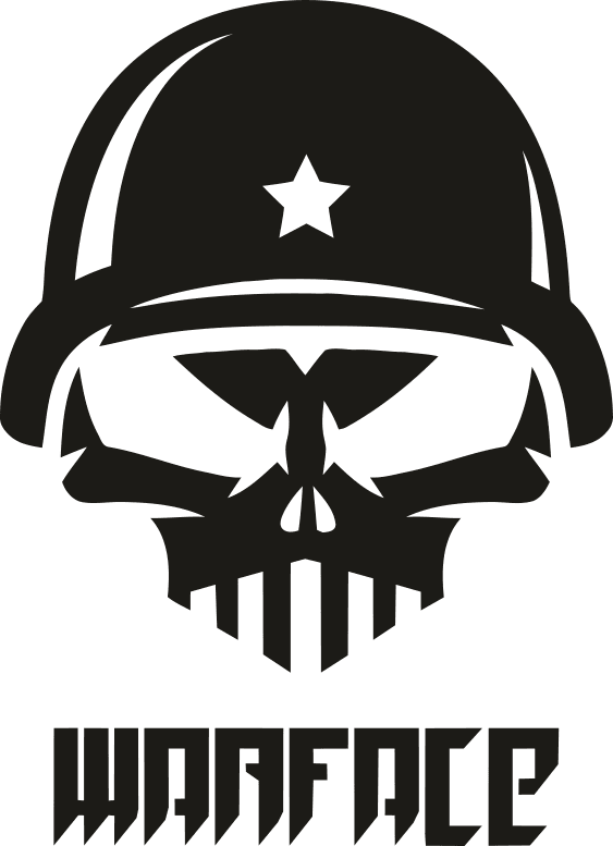 Warface DJ Skull Logo Vector DXF SVG for Laser & CNC